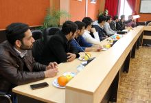جلسه توجیهی دفتر استعدادهای درخشان برای دانشجویان منتخب دانشگاه در بیست و یکمین المپیاد دانشجویی کشور 